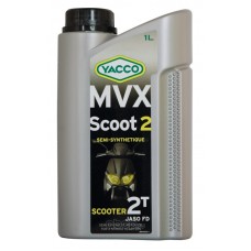 YACCO 2T MVX SCOOT 2 Semi-synth  TC+/JASO FC 1L 
